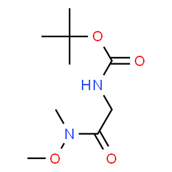ChemSpider 2D Image | Boc-Gly-N(OMe)Me | C9H18N2O4