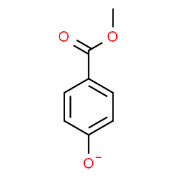 ChemSpider 2D Image | 4-(Methoxycarbonyl)phenolate | C8H7O3
