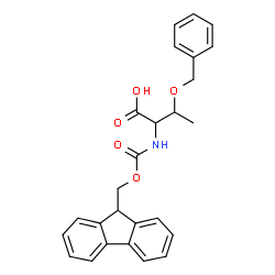 ChemSpider 2D Image | O-Benzyl-N-[(9H-fluoren-9-ylmethoxy)carbonyl]threonine | C26H25NO5