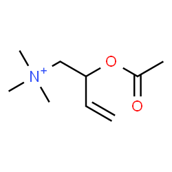 ChemSpider 2D Image | 2-Acetoxy-N,N,N-trimethyl-3-buten-1-aminium | C9H18NO2