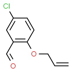 ChemSpider 2D Image | 2-(Allyloxy)-5-chlorobenzaldehyde | C10H9ClO2