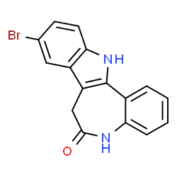 ChemSpider 2D Image | Kenpaullone | C16H11BrN2O