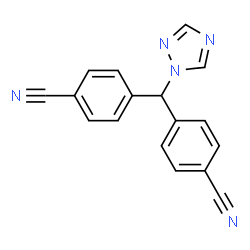 ChemSpider 2D Image | Letrozole | C17H11N5