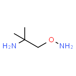 ChemSpider 2D Image | 1-(Aminooxy)-2-methyl-2-propanamine | C4H12N2O