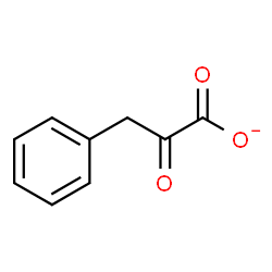 ChemSpider 2D Image | phenylpyruvate | C9H7O3