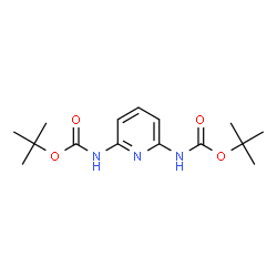 ChemSpider 2D Image | Bis(2-methyl-2-propanyl) 2,6-pyridinediylbiscarbamate | C15H23N3O4