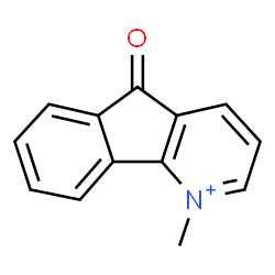 ChemSpider 2D Image | 1-Methyl-5-oxo-5H-indeno[1,2-b]pyridinium | C13H10NO