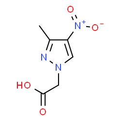 ChemSpider 2D Image | (3-Methyl-4-nitropyrazol-1-yl)acetic acid | C6H7N3O4