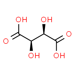 ChemSpider 2D Image | L-(+)-Tartaric acid | C4H6O6