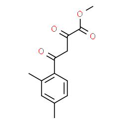 ChemSpider 2D Image | Methyl 4-(2,4-dimethylphenyl)-2,4-dioxobutanoate | C13H14O4