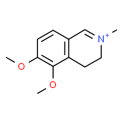 ChemSpider 2D Image | 5,6-Dimethoxy-2-methyl-3,4-dihydroisoquinolinium | C12H16NO2