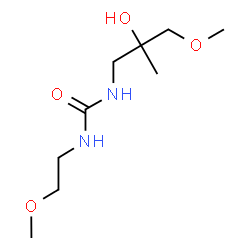 ChemSpider 2D Image | 1-(2-Hydroxy-3-methoxy-2-methylpropyl)-3-(2-methoxyethyl)urea | C9H20N2O4