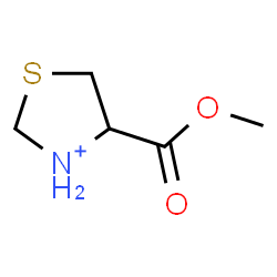 ChemSpider 2D Image | 4-(Methoxycarbonyl)-1,3-thiazolidin-3-ium | C5H10NO2S