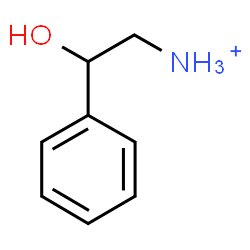 ChemSpider 2D Image | (+-)-phenylethanolamine | C8H12NO