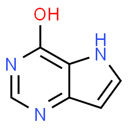 ChemSpider 2D Image | 9-DEAZAHYPOXANTHINE | C6H5N3O