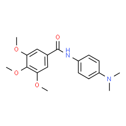 ChemSpider 2D Image | 4'-Dimethylamino-3,4,5-Trimethoxy Benzanilide | C18H22N2O4