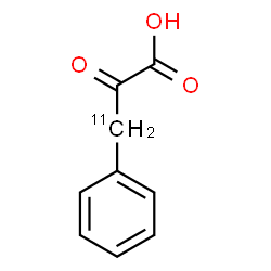 ChemSpider 2D Image | 2-Oxo-3-phenyl(3-~11~C)propanoic acid | C811CH8O3