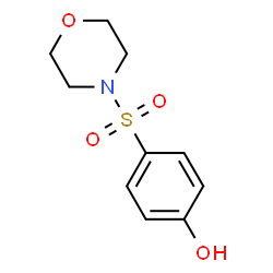 ChemSpider 2D Image | 4-(4-Morpholinylsulfonyl)phenol | C10H13NO4S