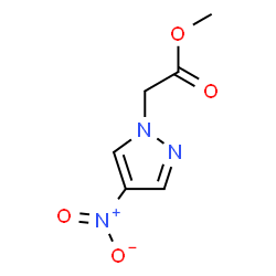 ChemSpider 2D Image | methyl 2-(4-nitropyrazol-1-yl)acetate | C6H7N3O4