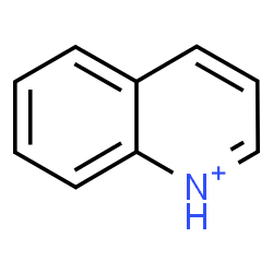 ChemSpider 2D Image | Quinolinium | C9H7N