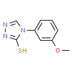 ChemSpider 2D Image | 4-(3-Methoxyphenyl)-2,4-dihydro-3H-1,2,4-triazole-3-thione | C9H9N3OS
