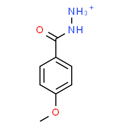 ChemSpider 2D Image | (4-Methoxybenzoyl)hydrazinium | C8H11N2O2