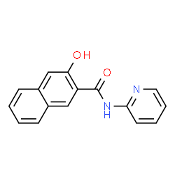 ChemSpider 2D Image | 3-hydroxy-N-pyridin-2-yl-2-naphthamide | C16H12N2O2