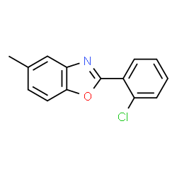 ChemSpider 2D Image | 2-(2-Chloro-phenyl)-5-methyl-benzooxazole | C14H10ClNO