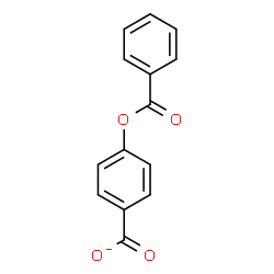 ChemSpider 2D Image | 4-(Benzoyloxy)benzoate | C14H9O4