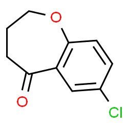 ChemSpider 2D Image | 7-Chloro-3,4-dihydro-1-benzoxepin-5(2H)-one | C10H9ClO2