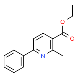 ChemSpider 2D Image | Ethyl 2-methyl-6-phenylnicotinate | C15H15NO2