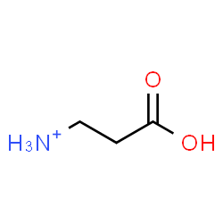 ChemSpider 2D Image | 2-Carboxyethanaminium | C3H8NO2