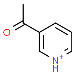 ChemSpider 2D Image | 3-Acetylpyridinium | C7H8NO