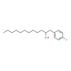ChemSpider 2D Image | 1-(4-Fluorophenyl)-2-dodecanol | C18H29FO