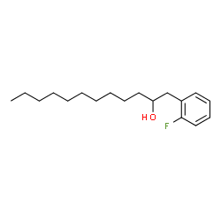 ChemSpider 2D Image | 1-(2-Fluorophenyl)-2-dodecanol | C18H29FO