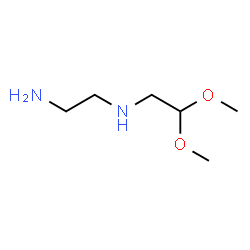 ChemSpider 2D Image | N-(2,2-Dimethoxyethyl)-1,2-ethanediamine | C6H16N2O2