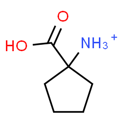 ChemSpider 2D Image | 1-Carboxycyclopentanaminium | C6H12NO2