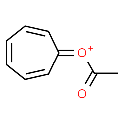 ChemSpider 2D Image | Acetyl(2,4,6-cycloheptatrien-1-ylidene)oxonium | C9H9O2