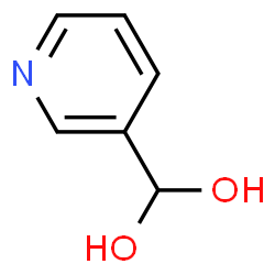 ChemSpider 2D Image | 3-Pyridinylmethanediol | C6H6NO2