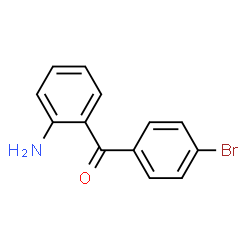ChemSpider 2D Image | (2-Aminophenyl)(4-bromophenyl)methanone | C13H10BrNO