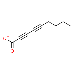 ChemSpider 2D Image | 2,4-Nonadiynoate | C9H9O2