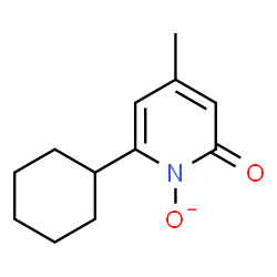 ChemSpider 2D Image | 6-Cyclohexyl-4-methyl-2-oxo-1(2H)-pyridinolate | C12H16NO2
