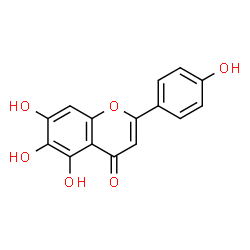 ChemSpider 2D Image | Scutellarein | C15H10O6