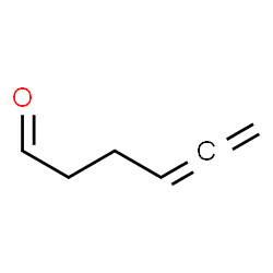ChemSpider 2D Image | 4,5-Hexadienal | C6H8O