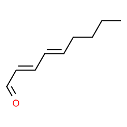ChemSpider 2D Image | 2,4-Nonadien-1-al | C9H14O