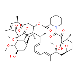 ChemSpider 2D Image | (1R,9S,12S,15R,16Z,18R,19R,21R,23S,24E,26Z,28E,30S,32S,35R)-1,18-Dihydroxy-12-{(2R)-1-[(1S,3R,4R)-4-hydroxy-3-methoxycyclohexyl]-2-propanyl}-19,30-dimethoxy-15,17,21,23,29,35-hexamethyl-11,36-dioxa-4-
azatricyclo[30.3.1.0~4,9~]hexatriaconta-16,24,26,28-tetraene-2,3,10,14,20-pentone | C51H79NO13