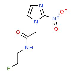 ChemSpider 2D Image | N-(2-Fluoroethyl)-2-(2-nitroimidazol-1-yl)acetamide | C7H9FN4O3
