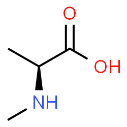 ChemSpider 2D Image | N-Methyl-L-alanine | C4H9NO2