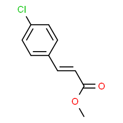 ChemSpider 2D Image | Methyl 4-chlorocinnamate | C10H9ClO2
