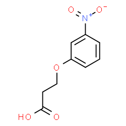 ChemSpider 2D Image | 3-(3-Nitrophenoxy)propanoic acid | C9H9NO5